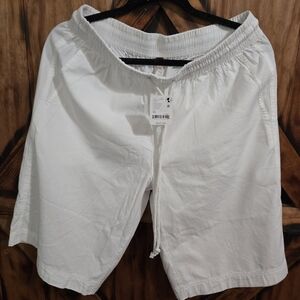 Free People White Women's Shorts